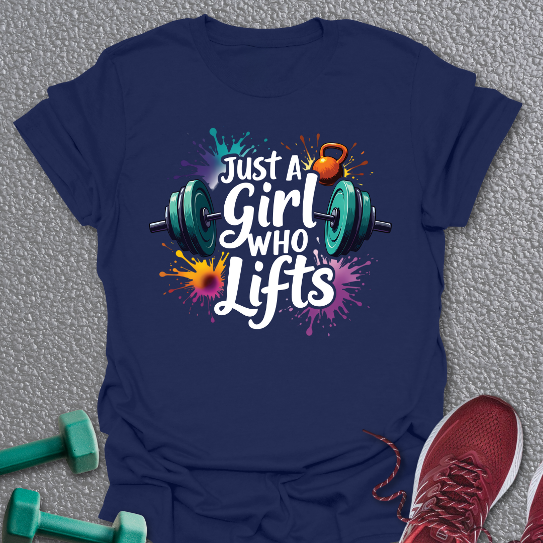 Girl Who Lifts T-Shirt