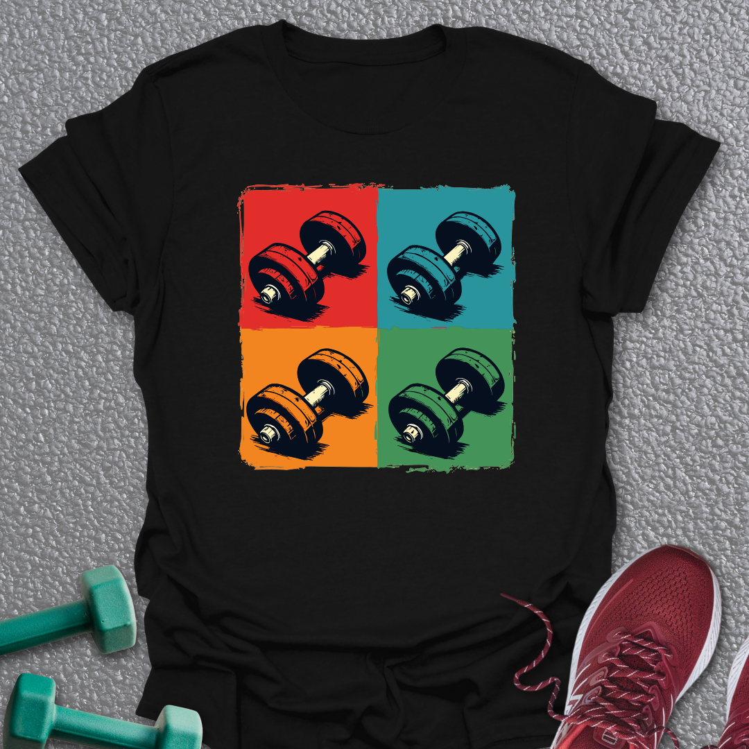 Mosaic Dumbbells T-Shirt