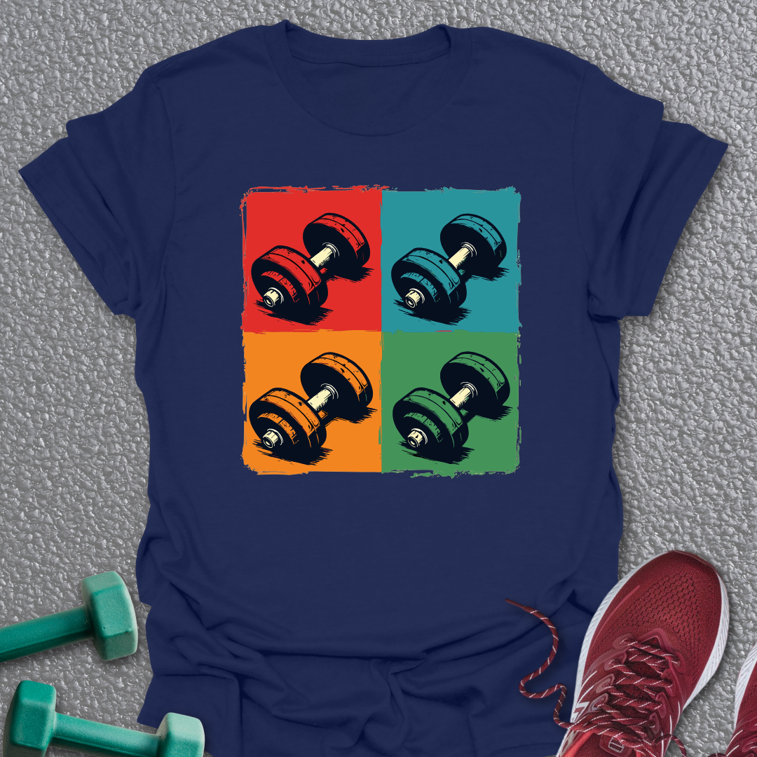 Mosaic Dumbbells T-Shirt