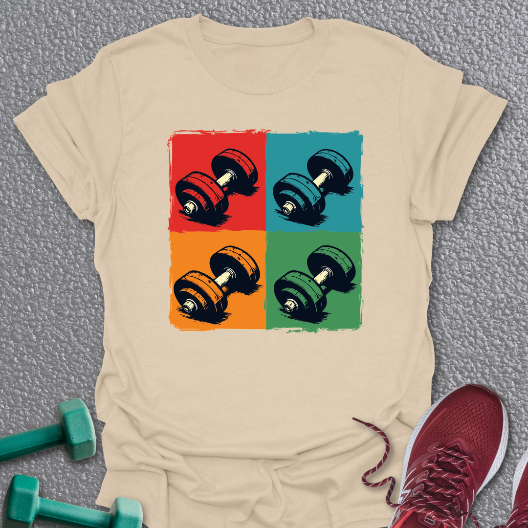 Mosaic Dumbbells T-Shirt