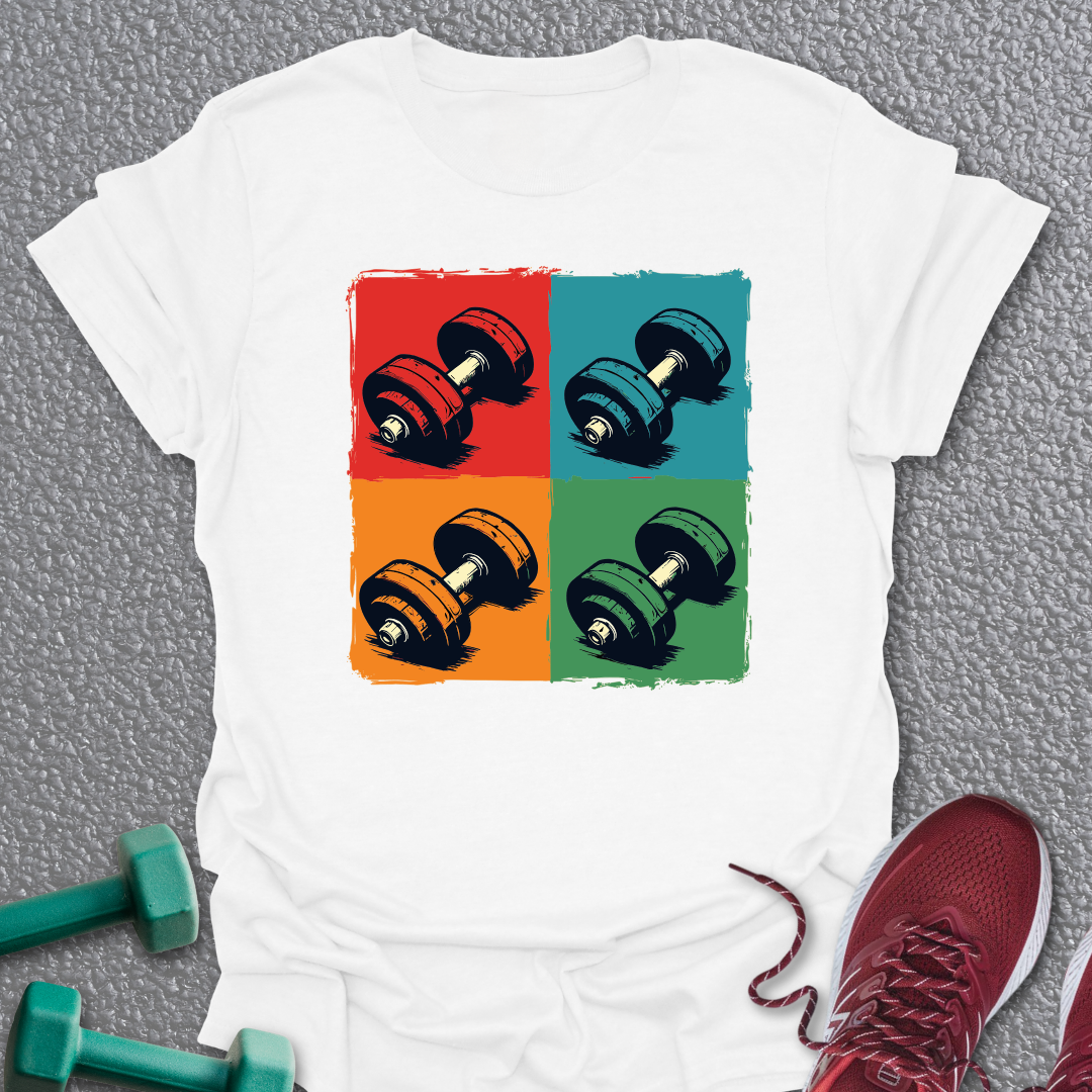 Mosaic Dumbbells T-Shirt