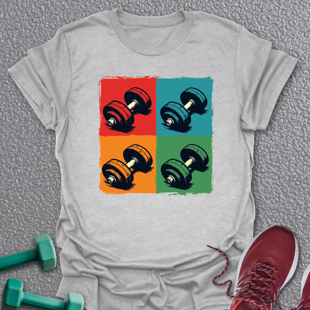 Mosaic Dumbbells T-Shirt