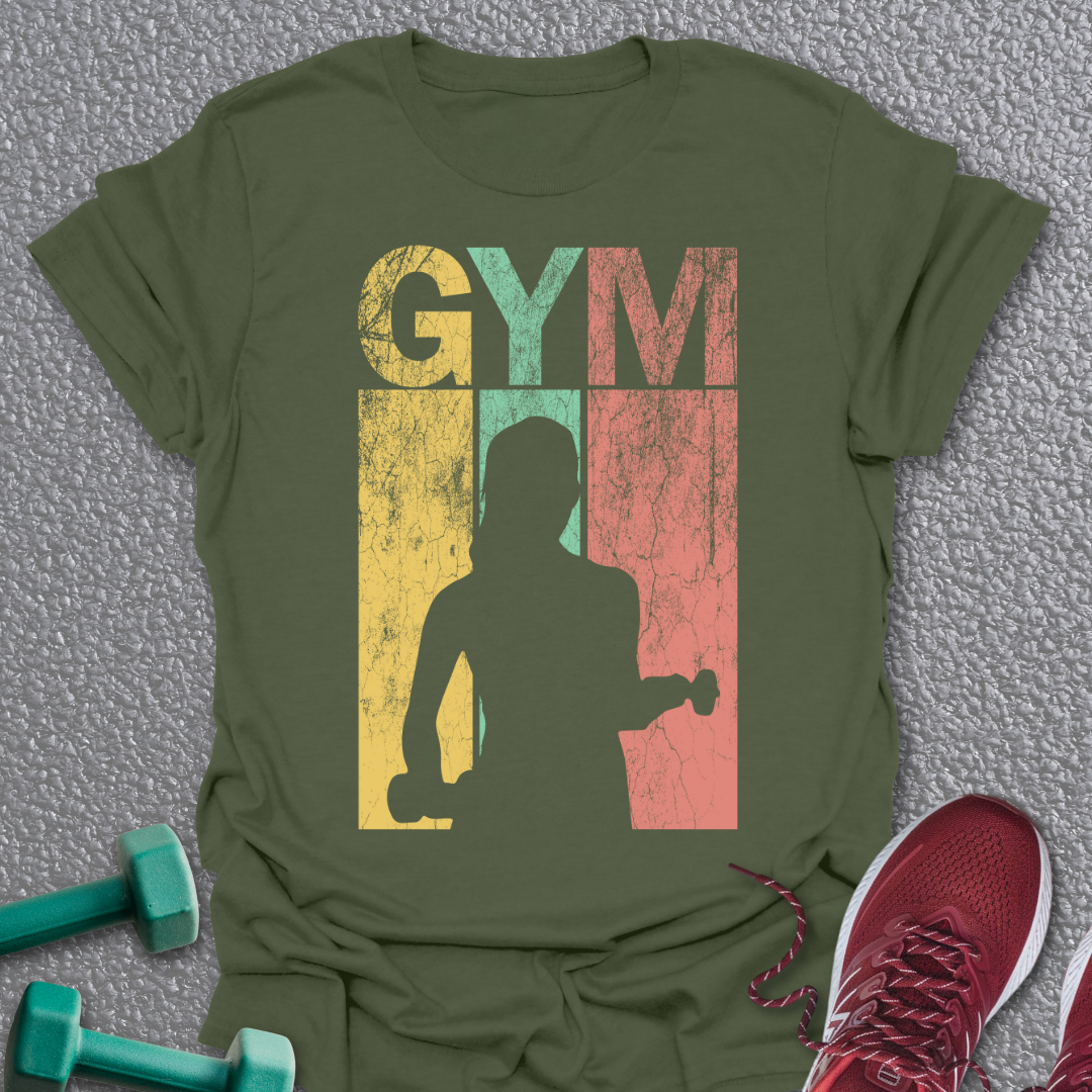 Pastel Gym Woman T-Shirt