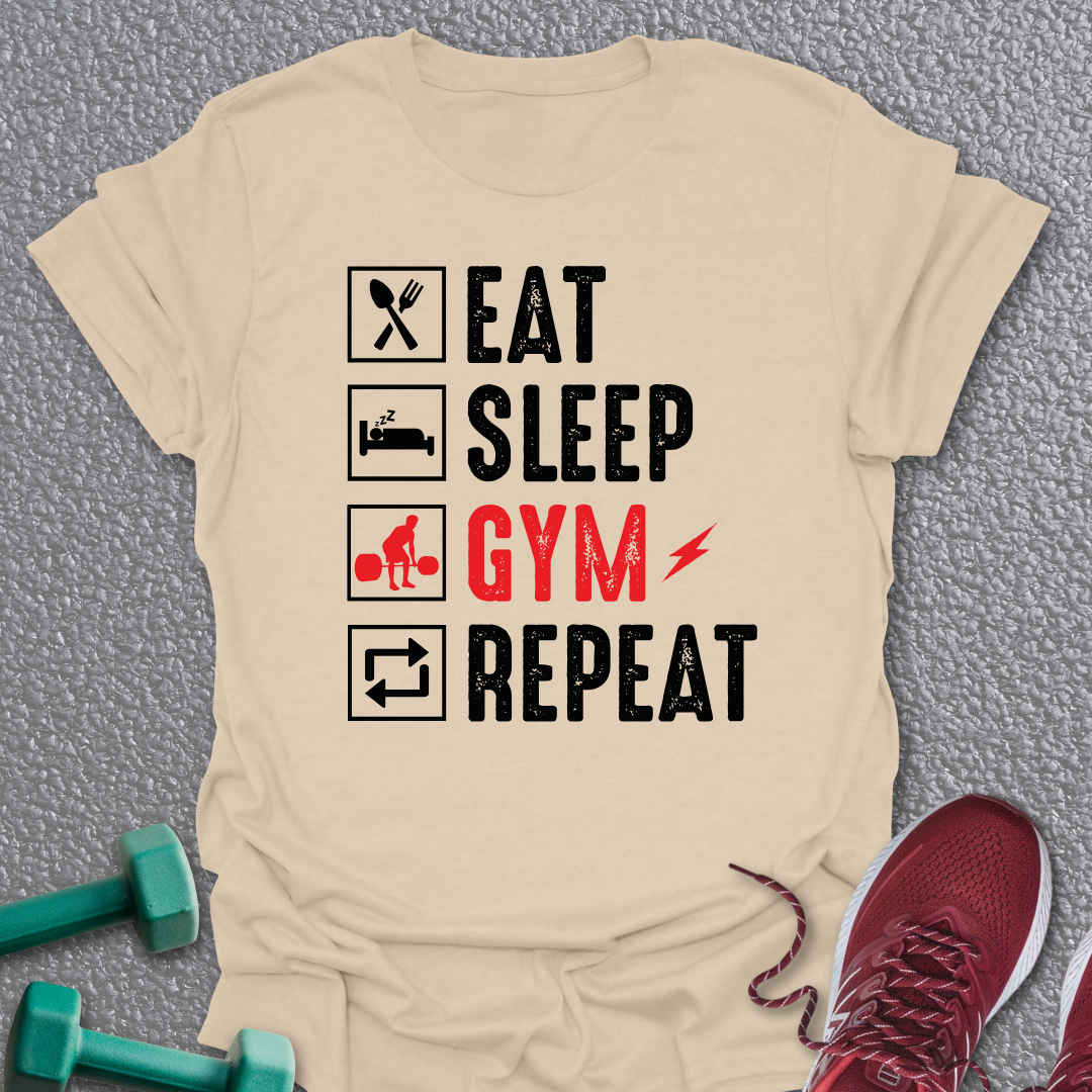 Eat Sleep Gym 2 T-Shirt