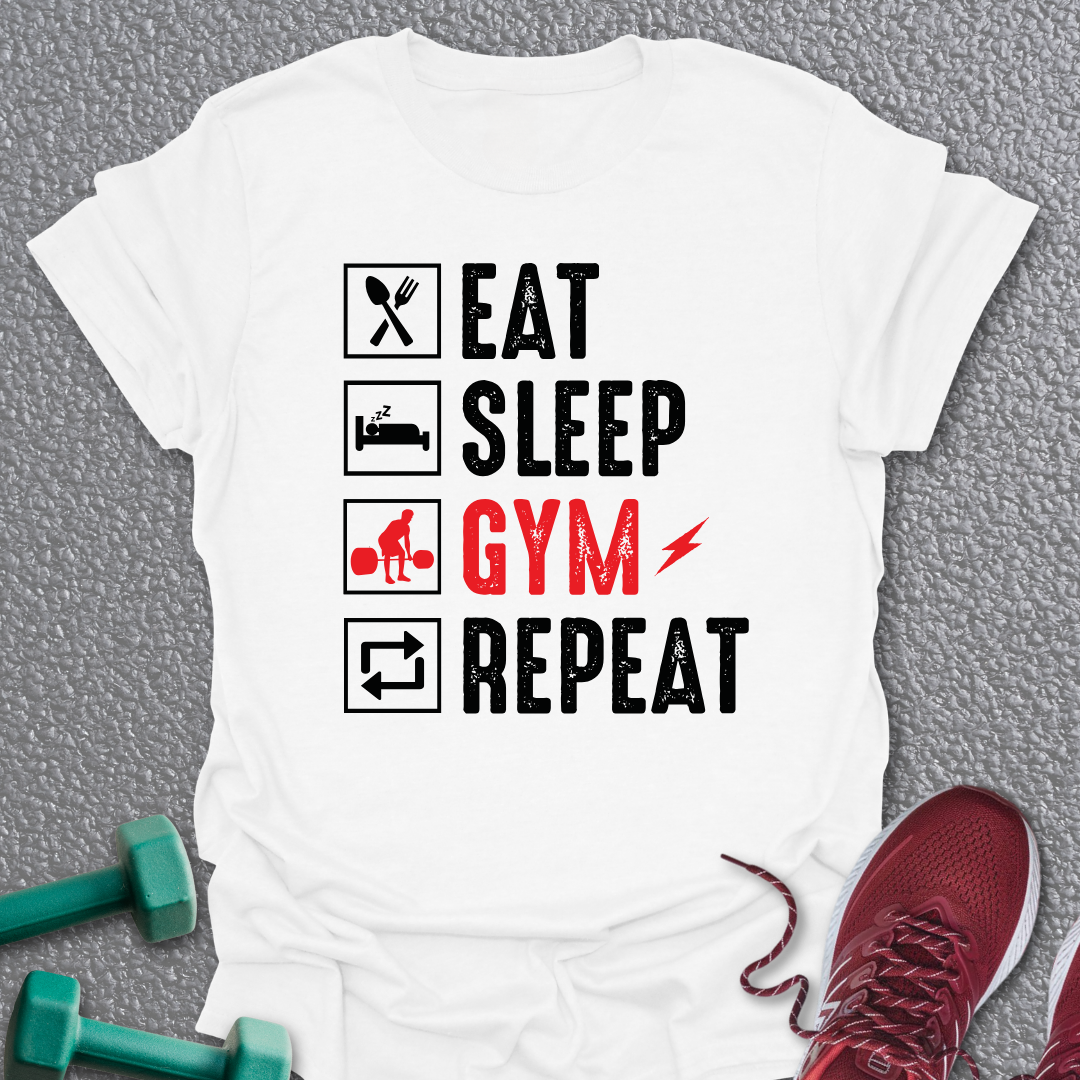 Eat Sleep Gym 2 T-Shirt