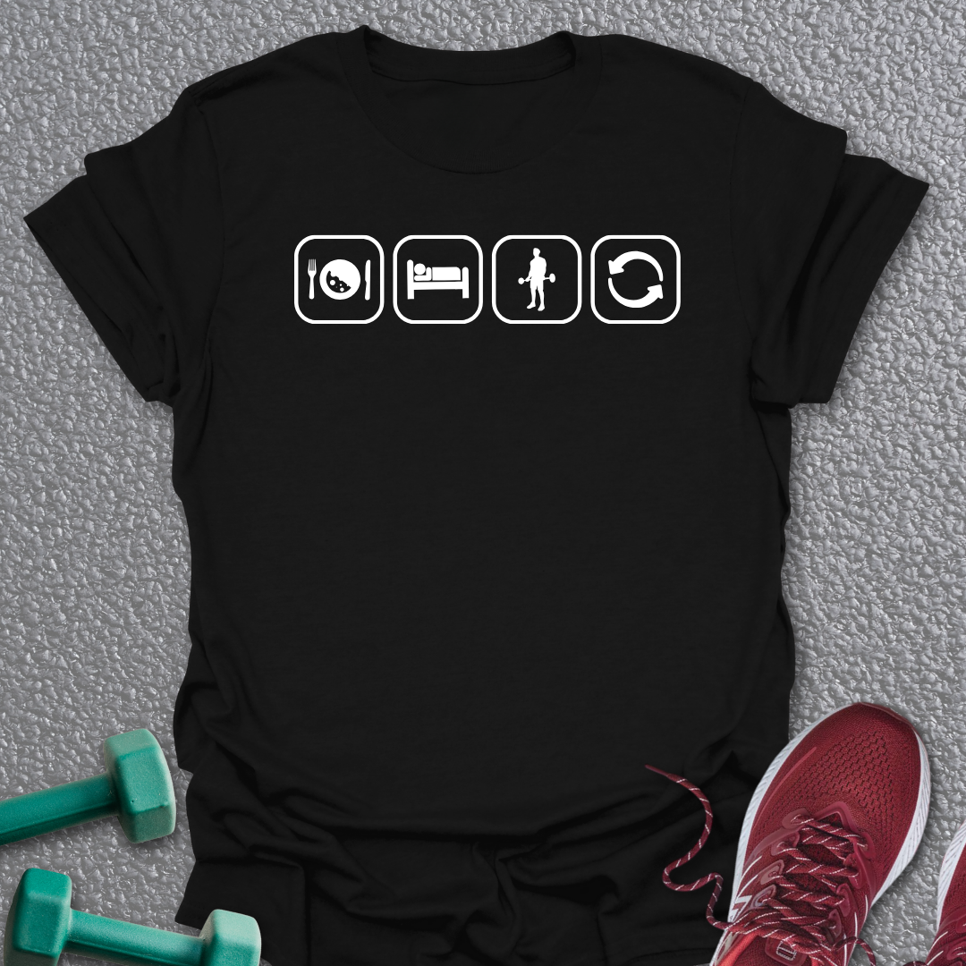 Eat Sleep Gym 4 T-Shirt