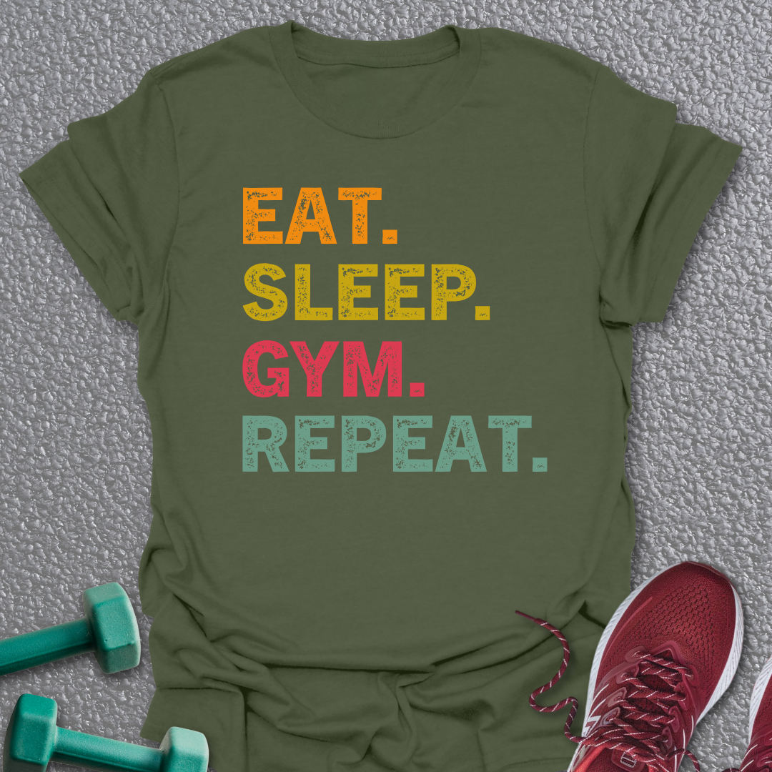 Eat Sleep Gym 5 T-Shirt