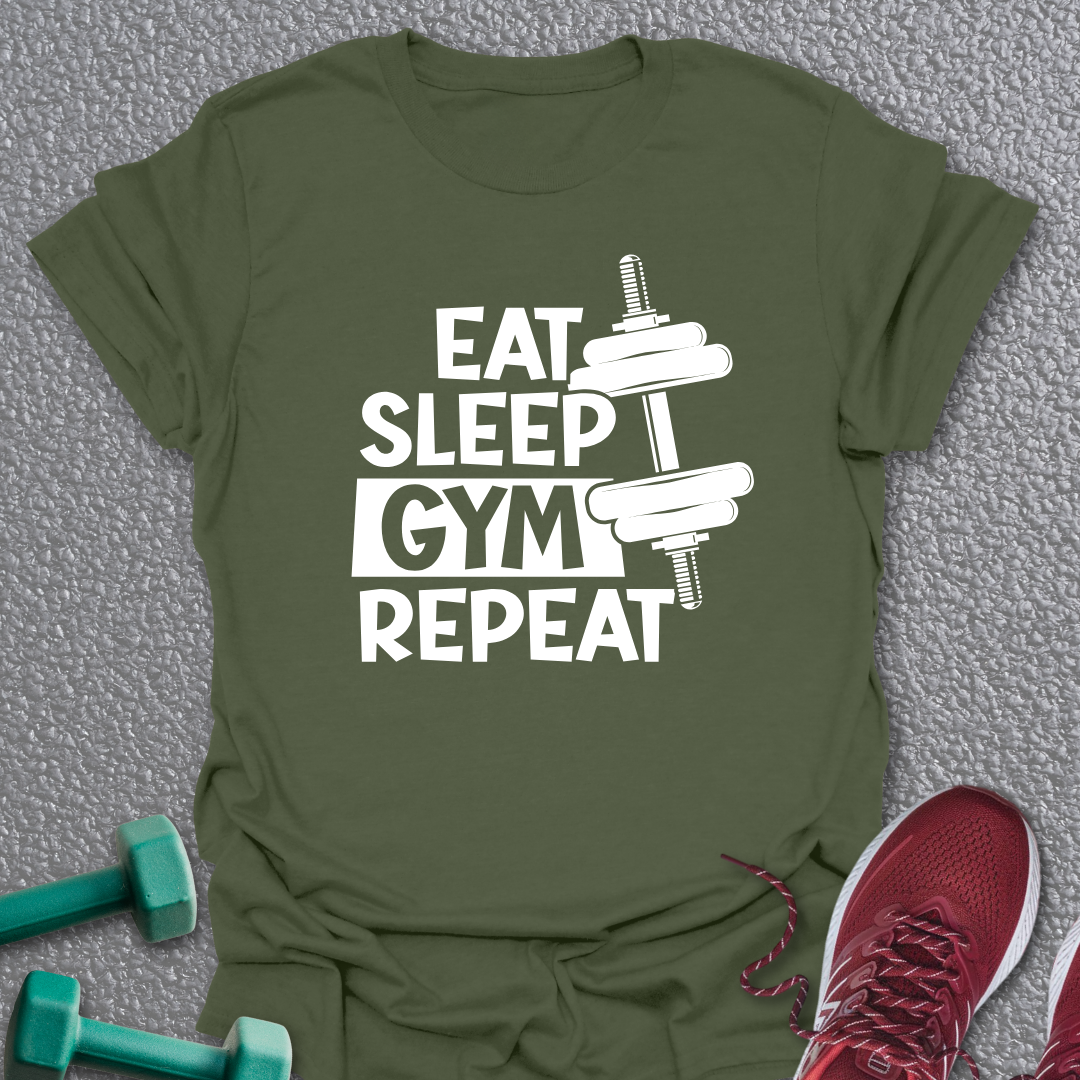 Eat Sleep Gym 6 T-Shirt